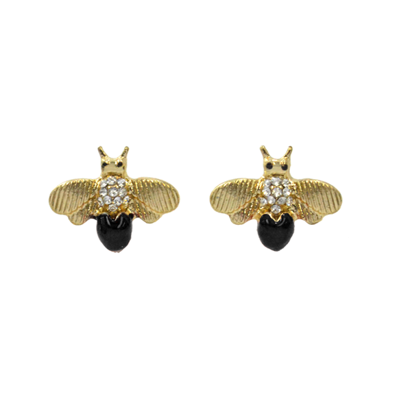 CRYSTAL BEE EAR STUD - product image  