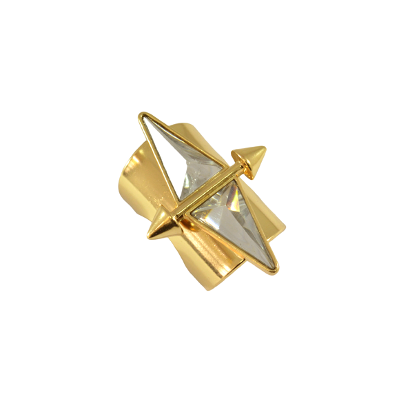 SPIKE WITH CRYSTAL RING - product image  