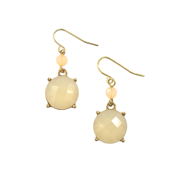 ELEGANT FAUX STONE EARRINGS - product image  