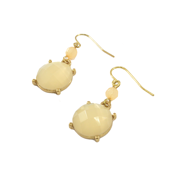 ELEGANT FAUX STONE EARRINGS - product image  