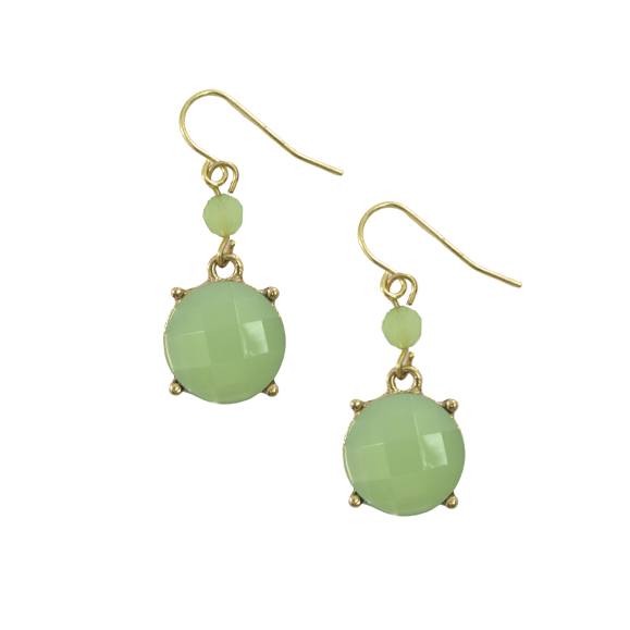 ELEGANT FAUX STONE EARRINGS - product image  