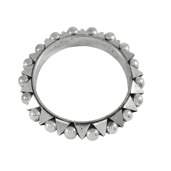 SPIKE AND SPHERE BANGLE - product image  