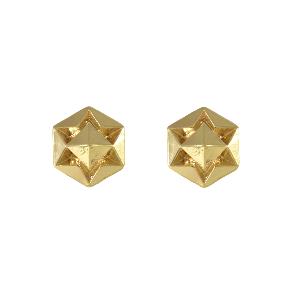 HEXAGON STAR EARRINGS - product image  