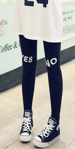YES NO LEGGINGS - product image  