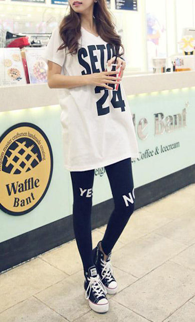 YES NO LEGGINGS - product image  