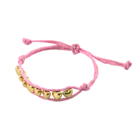 MULTI HEART CHARM BRACELET - product image  