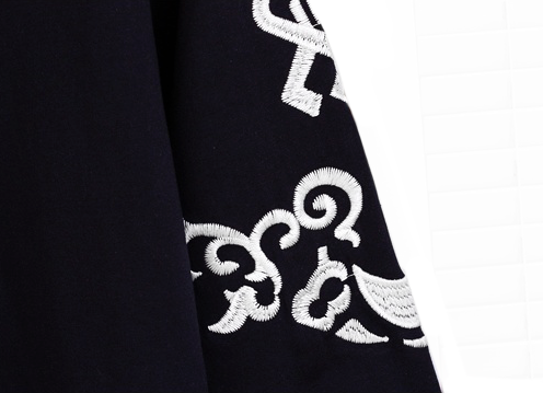 PATTERN SLEEVE JUMPER - product image  