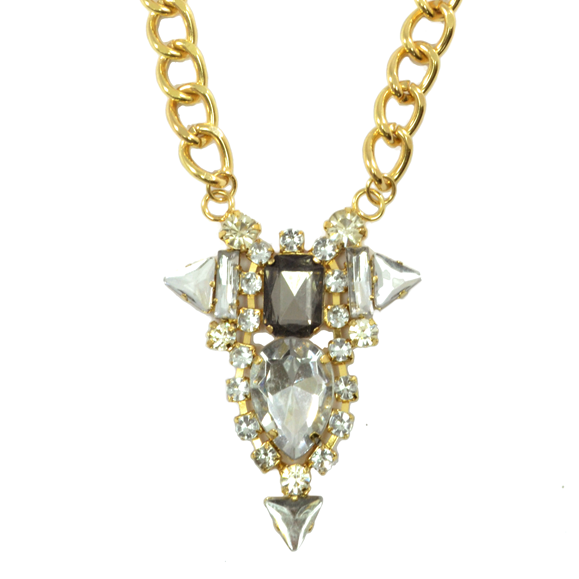 GLAMOROUS CRYSTAL NECKLACE - product image  
