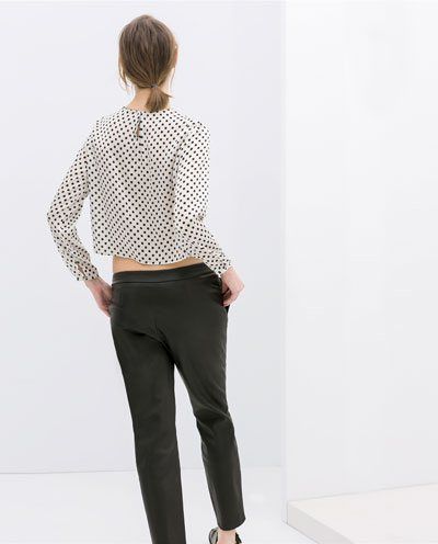 DOTTY PATTERN TOP - product image  