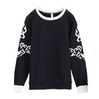 PATTERN SLEEVE JUMPER - product image  