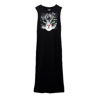 CAT LONG DRESS - product image  