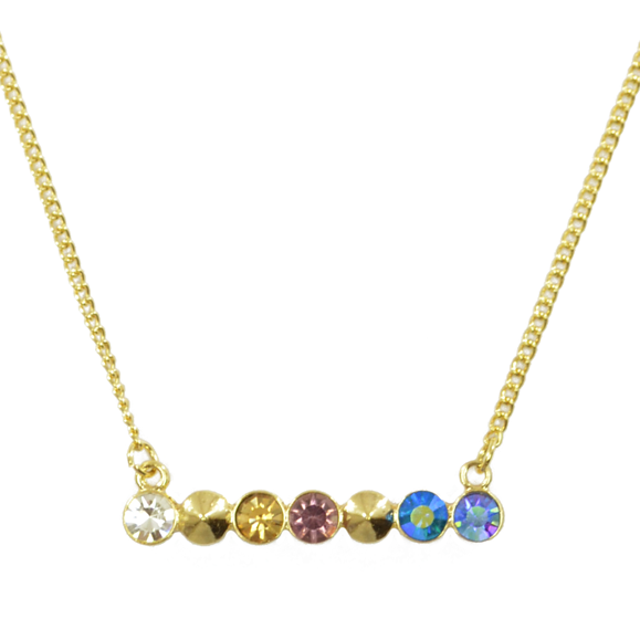 MULTI CRYSTAL NECKLACE - product image  