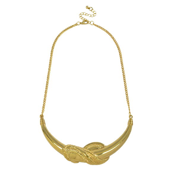 KNOTTED TUSK NECKLACE - product image  