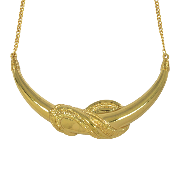 KNOTTED TUSK NECKLACE - product image  