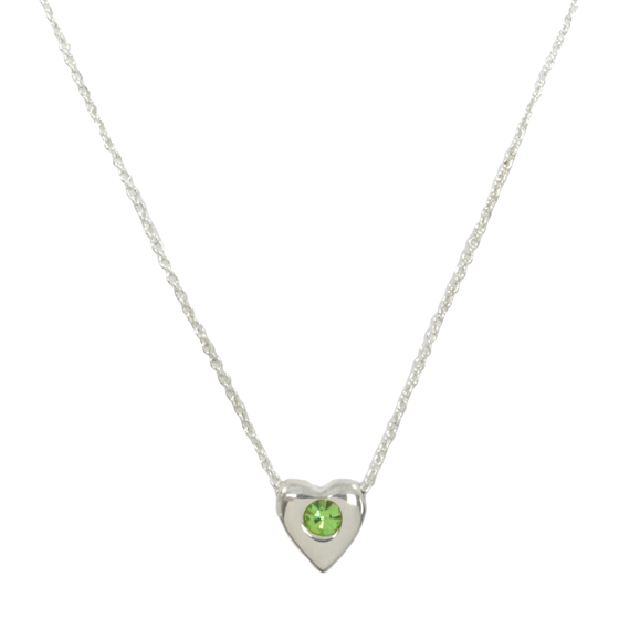 CRYSTAL HEART PENDANT NECKLACE - product image  