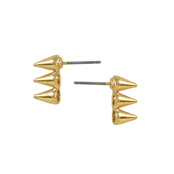 TRIPLE SPIKE EARRINGS - product image  