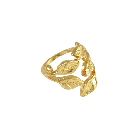 GOLD LEAVES RING - product image  