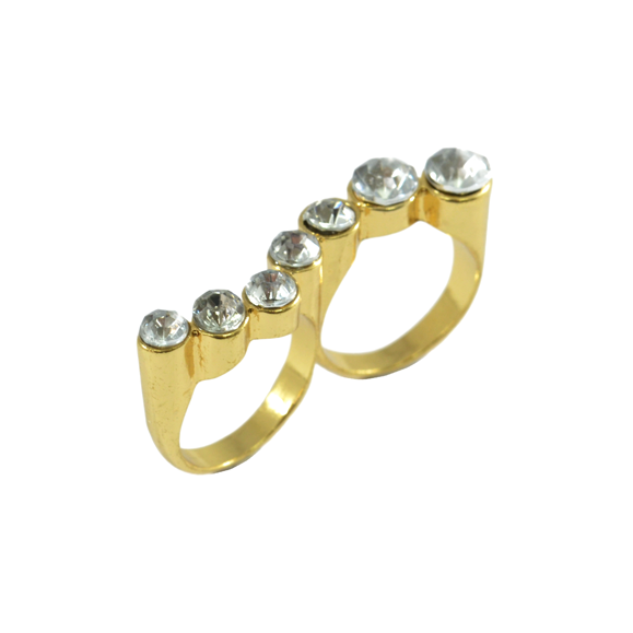 CRYSTAL DOUBLE RING - product image  