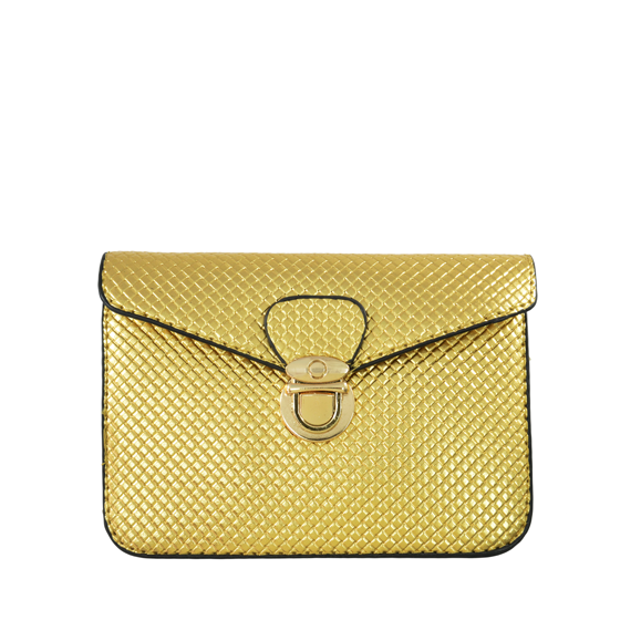 SNAKE PATTERN CLUTCH BAG - product image  