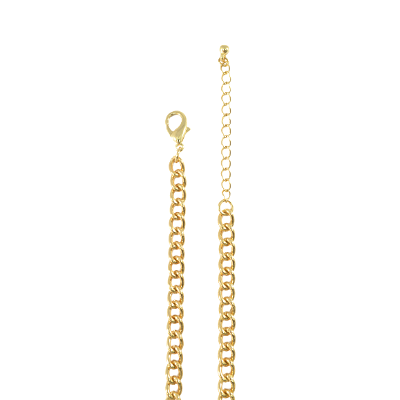 CRYSTAL AND SPIKE DART PENDANT NECKLACE - product image  