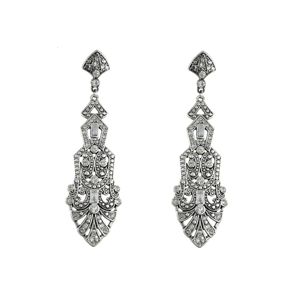 CELTIC CRYSTAL EARRINGS - product image  