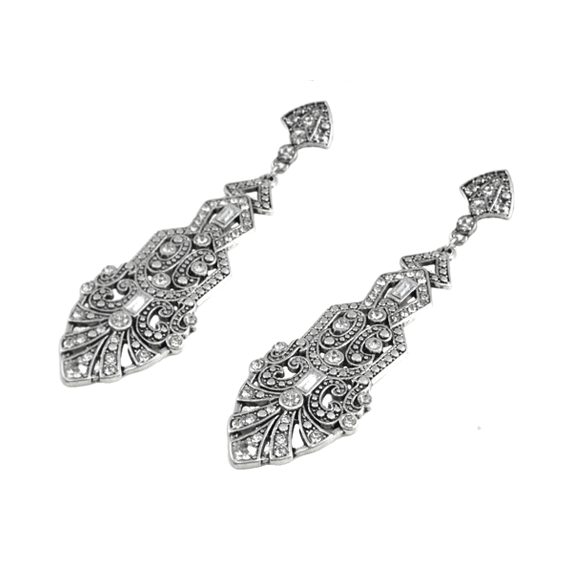 CELTIC CRYSTAL EARRINGS - product image  
