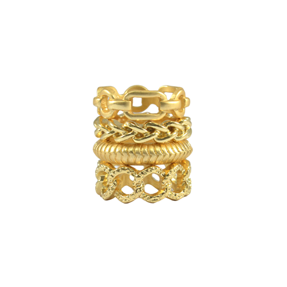 CHAIN HOOP RING SET - product image  