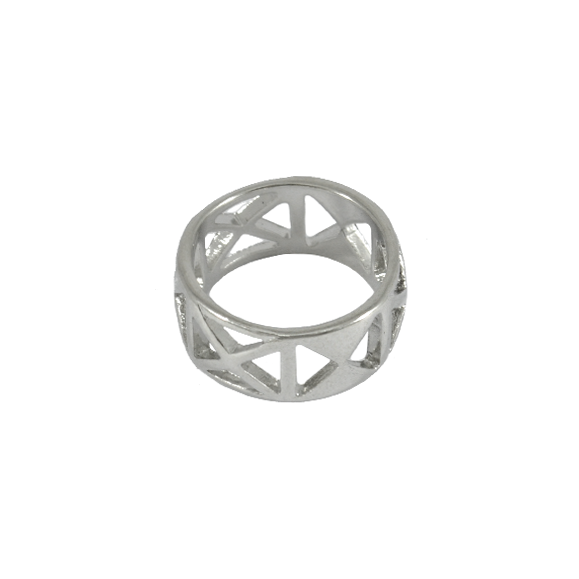 HOLLOW TRIANGLE  RING - product image  