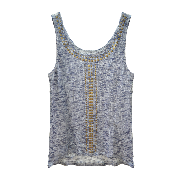 STUDDED VEST - product image  