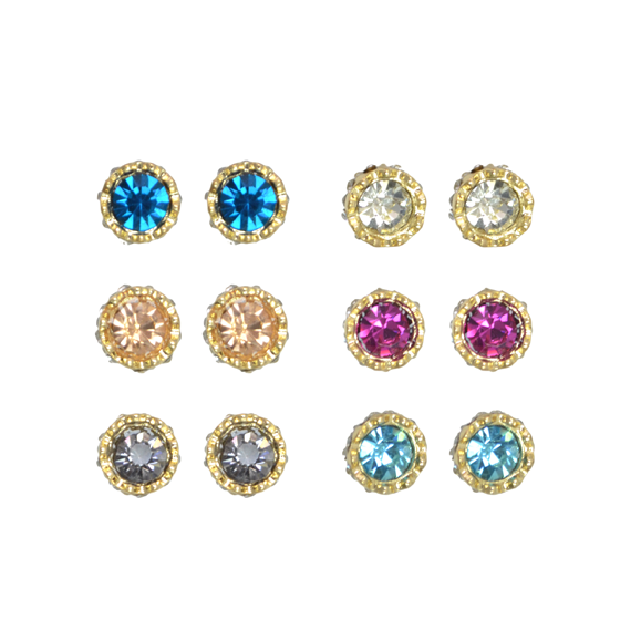 GLAMOURS CRYSTAL EARRINGS - product image  