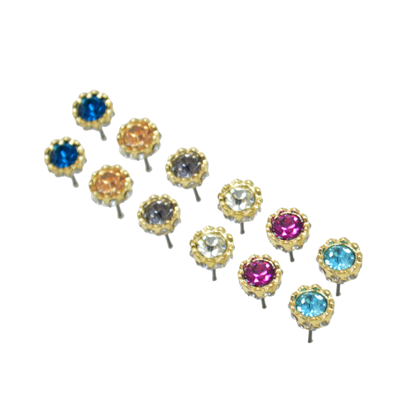 GLAMOURS CRYSTAL EARRINGS - product image  