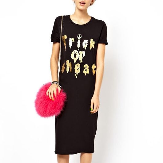 GOLDEN WORDS T-SHIRT DRESS - product image  