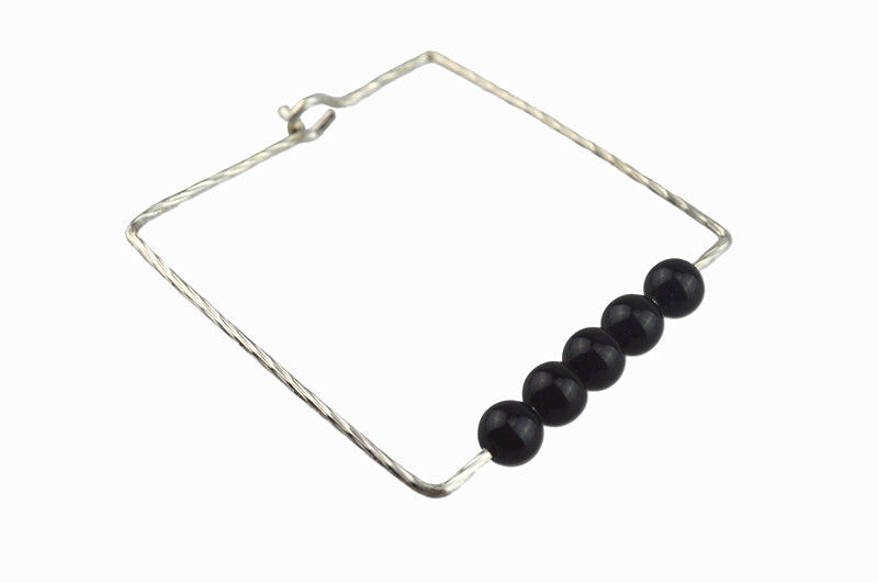 RECTANGLE PEARLS BANGLE - product image  