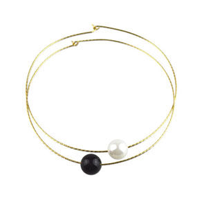 SINGLE PEARL COLLAR - product image  