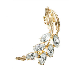 LEAVE WITH CRYSTAL EAR CUFF - product image  