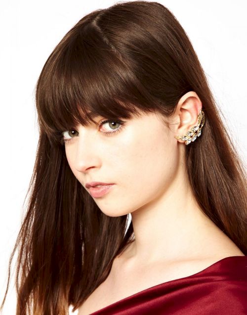 LEAVE WITH CRYSTAL EAR CUFF - product image  