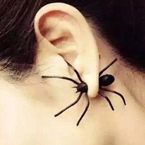 3D PUNK INSPIRED SPIDER EARRING - product image  