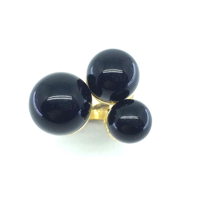 BLACK BERRIESSTONE CHIC RING - product image  