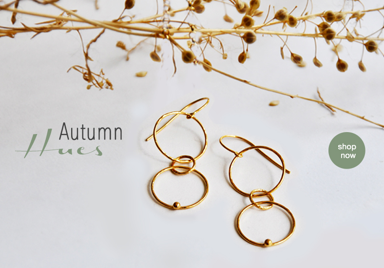 designer jewellery in autumnal hues by Katerina Damilos