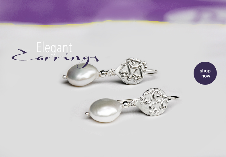 elegant earrings by Katerina Damilos
