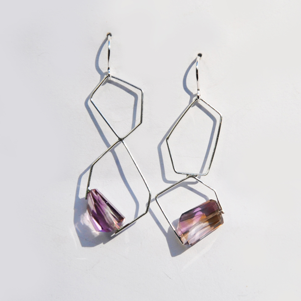 designer earrings by Katerina Damilos