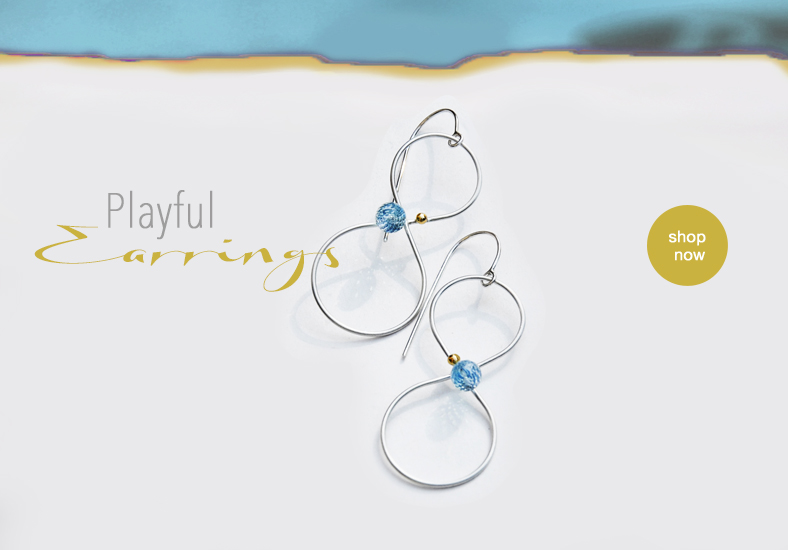 designer earrings by Katerina Damilos