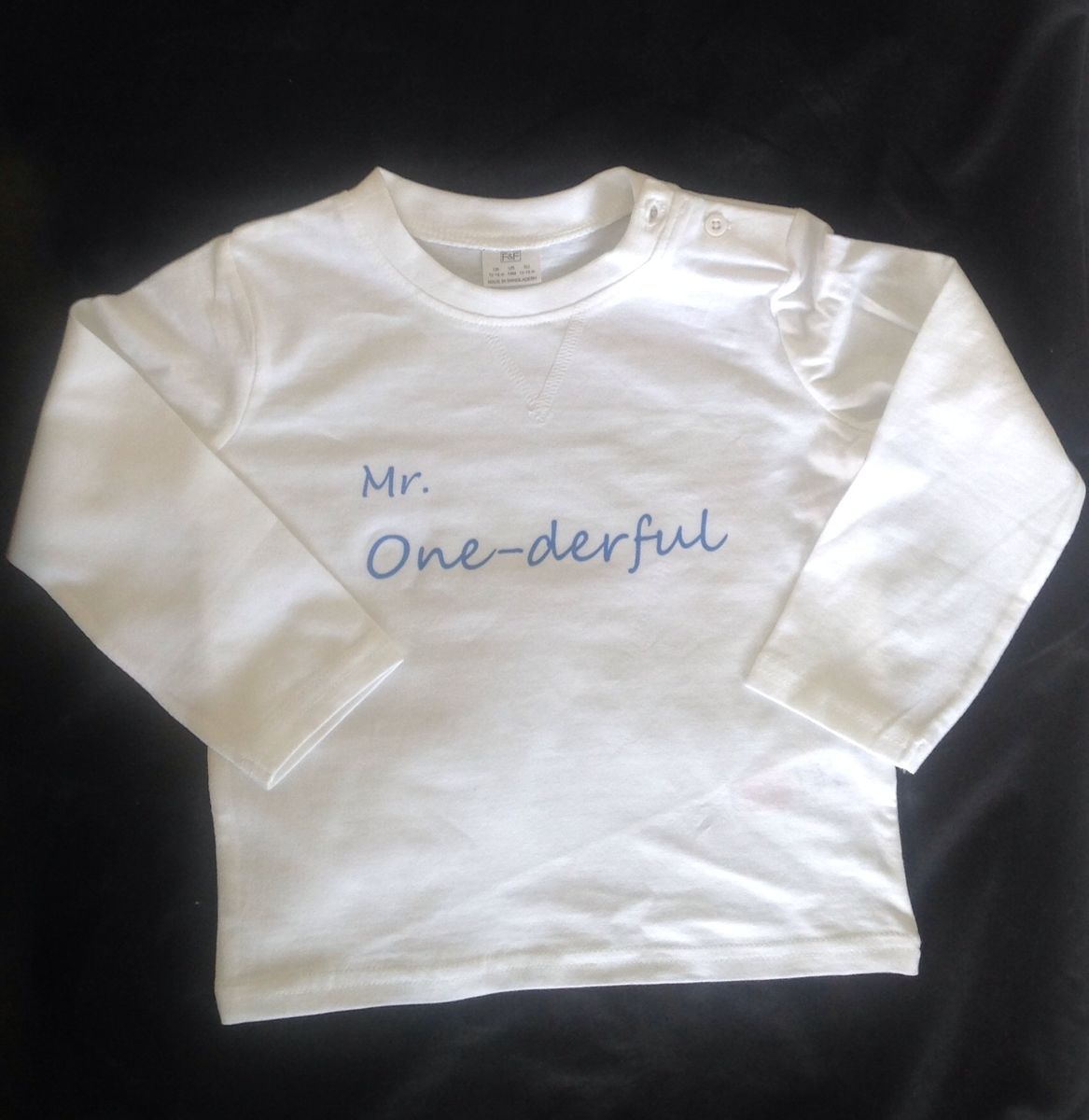 first birthday long sleeve top