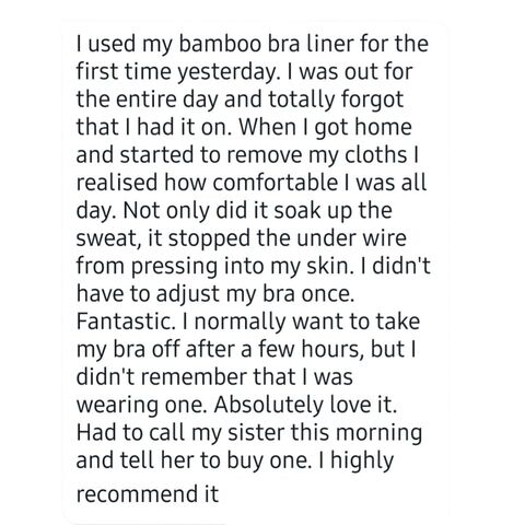 Bamboo & Cotton Bra Liners -  White 3 Pack - product images  of 