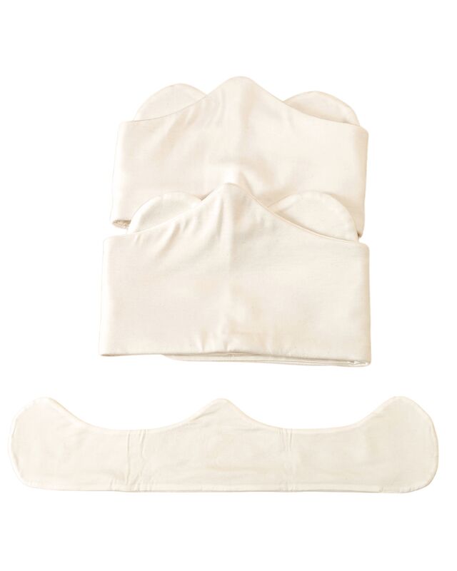 Bamboo &amp; Cotton Bra Liners -  Cream 3 Pack - product images  of 