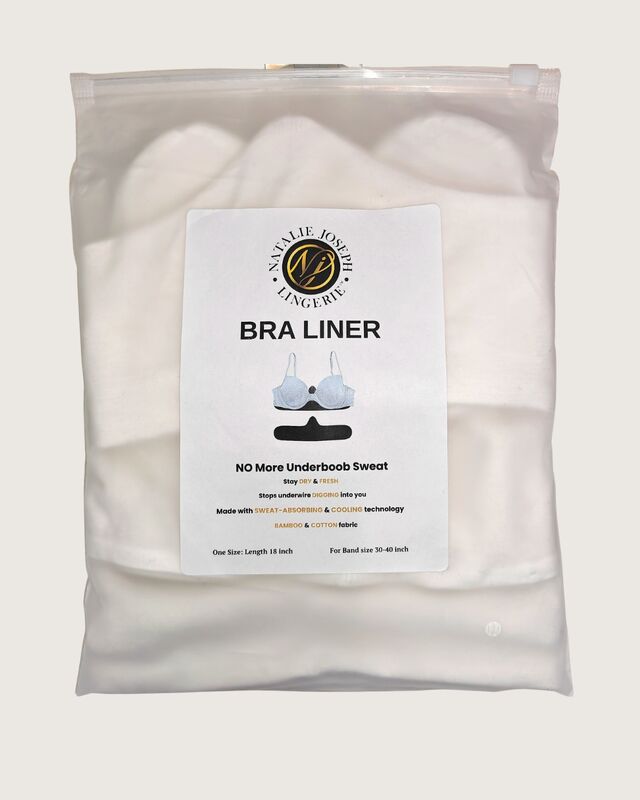 Bamboo &amp; Cotton Bra Liners -  Cream 3 Pack - product images  of 