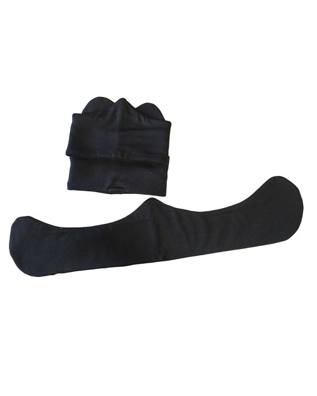 Bamboo &amp; Cotton Bra Liners -  Black 3 Pack - product images  of 