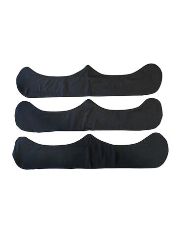 Bamboo & Cotton Bra Liners -  Black 3 Pack - product images  of 