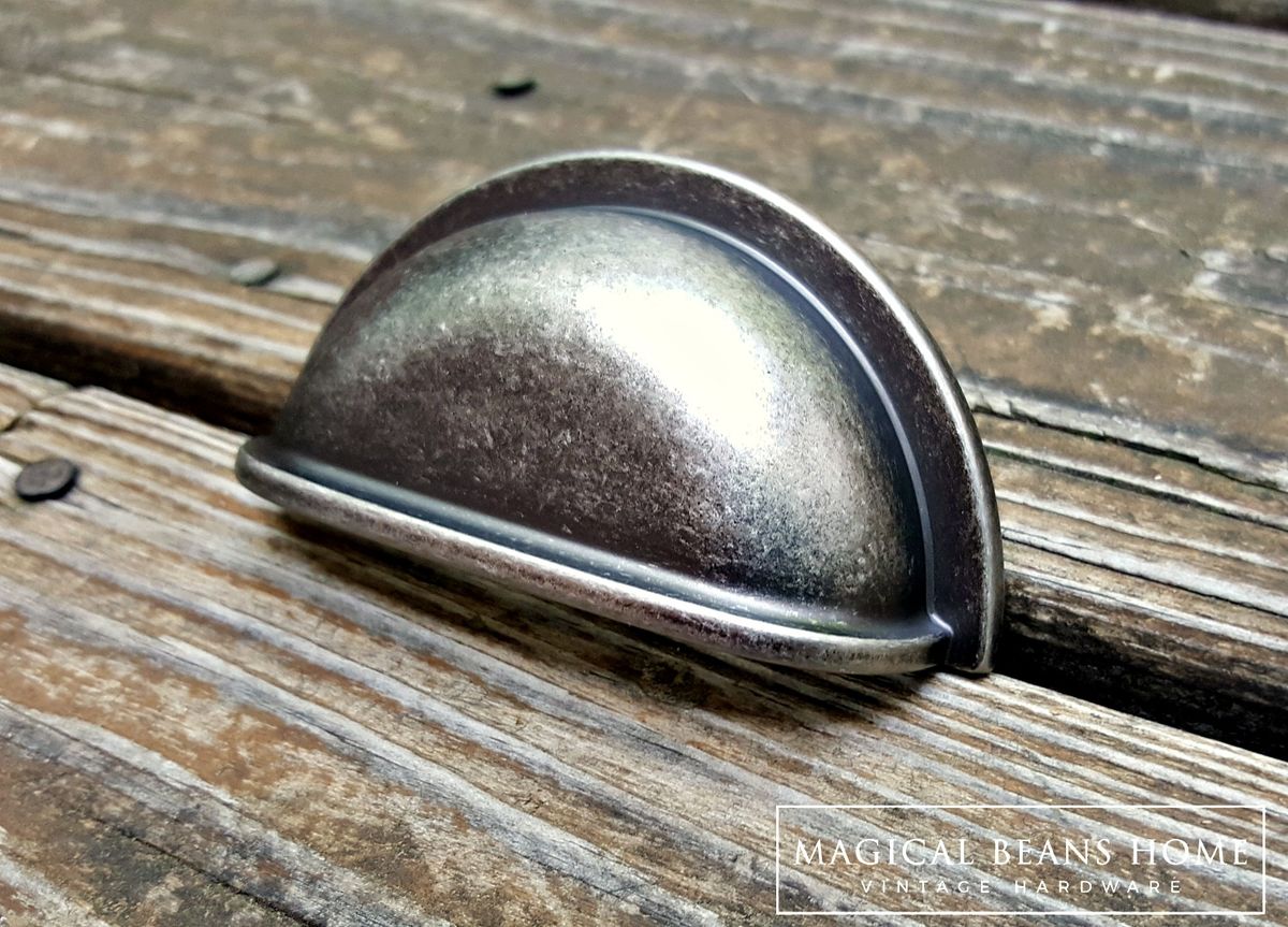 Rustic, Country, Industrial Farmhouse Style Decorative Weathered Silver