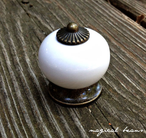 Industrial Farmhouse Decorative Matte Black Multi Ring Knob